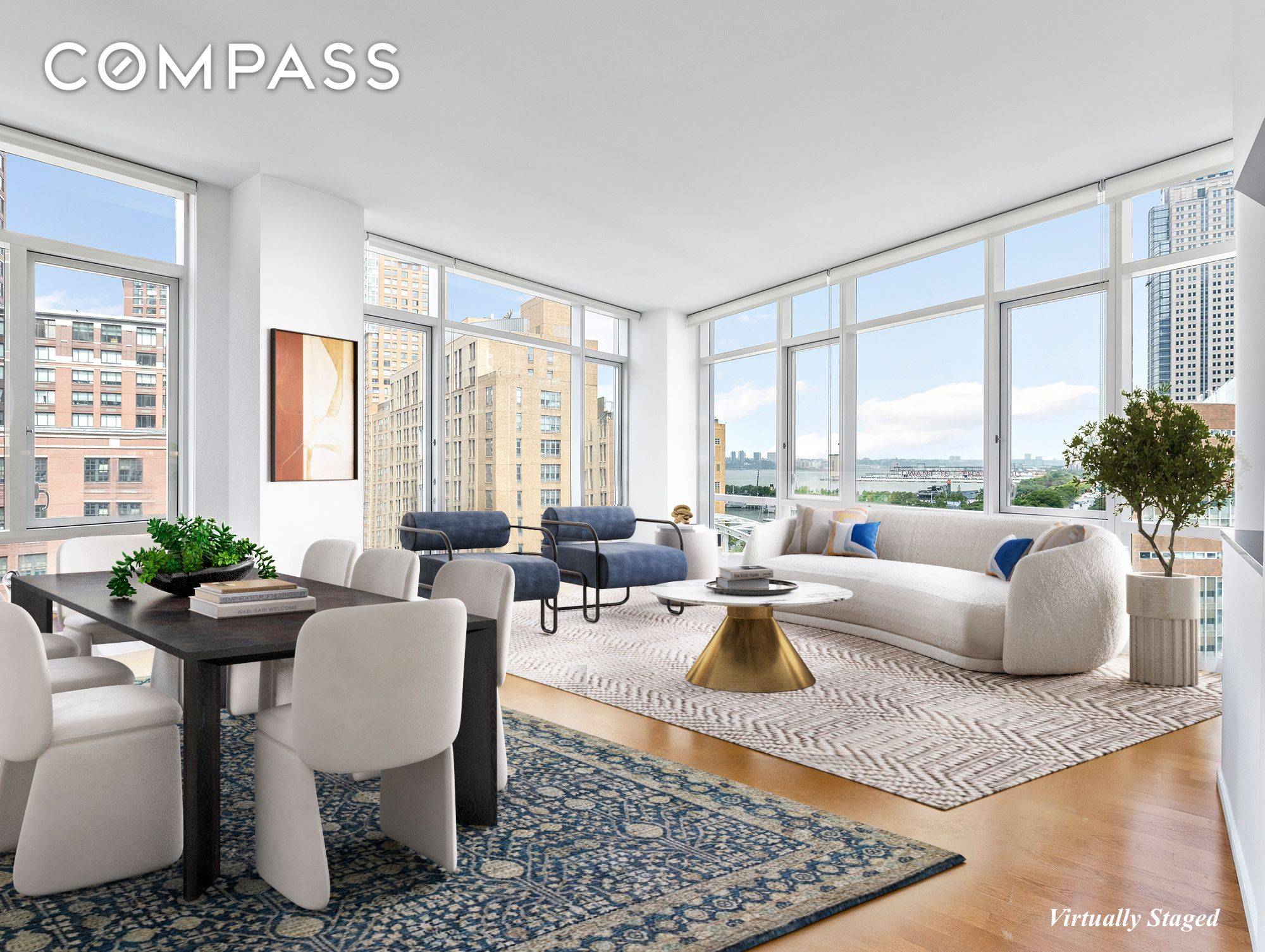 New to Market ! Beautiful Corner 2 Bed in Full Service Condo in Tribeca High Ceilings Hudson River Views You ll not want to miss out on this incredibly spacious ...