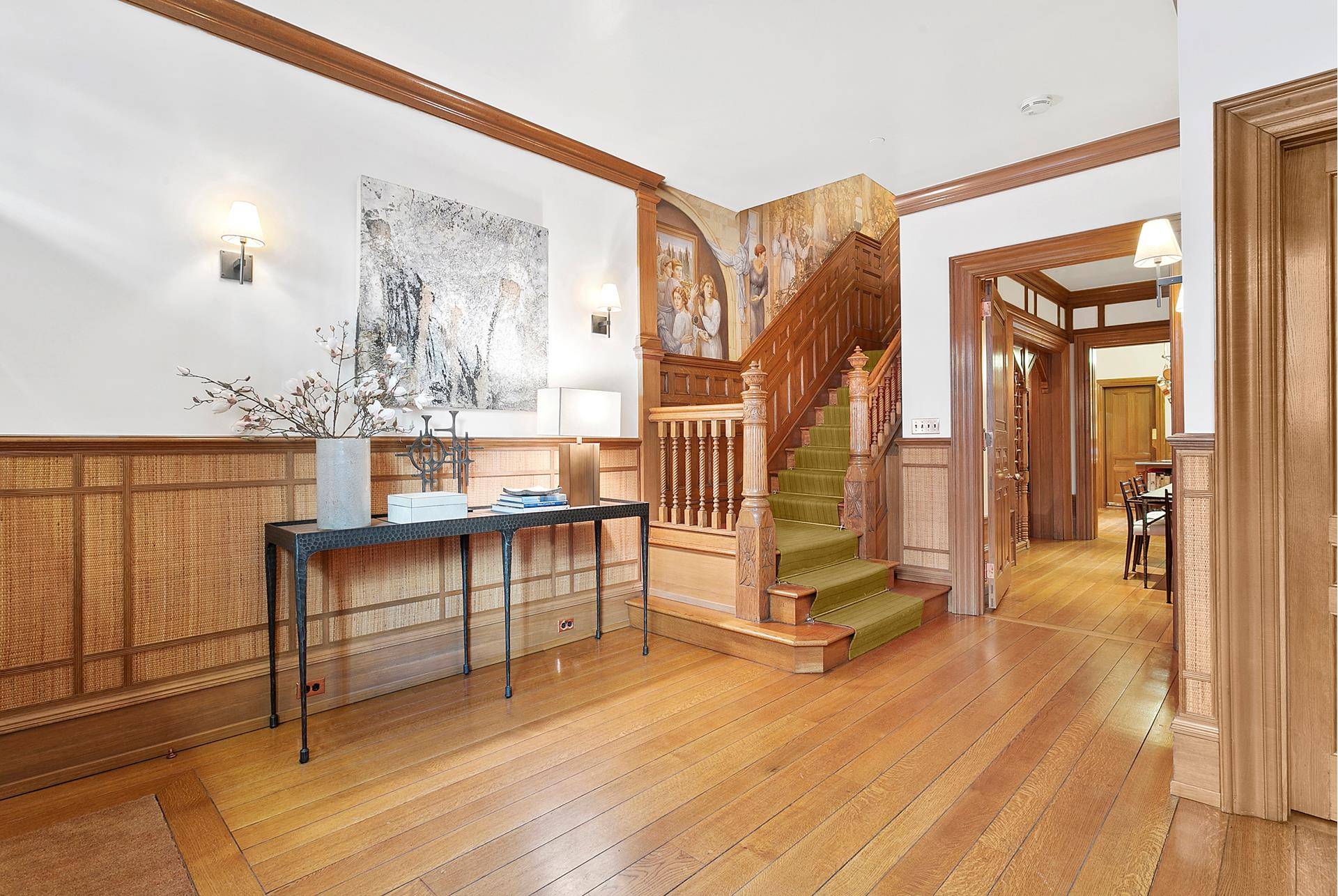 This stunning townhouse is located on tree lined 95th Street between 5th and Madison Avenues.