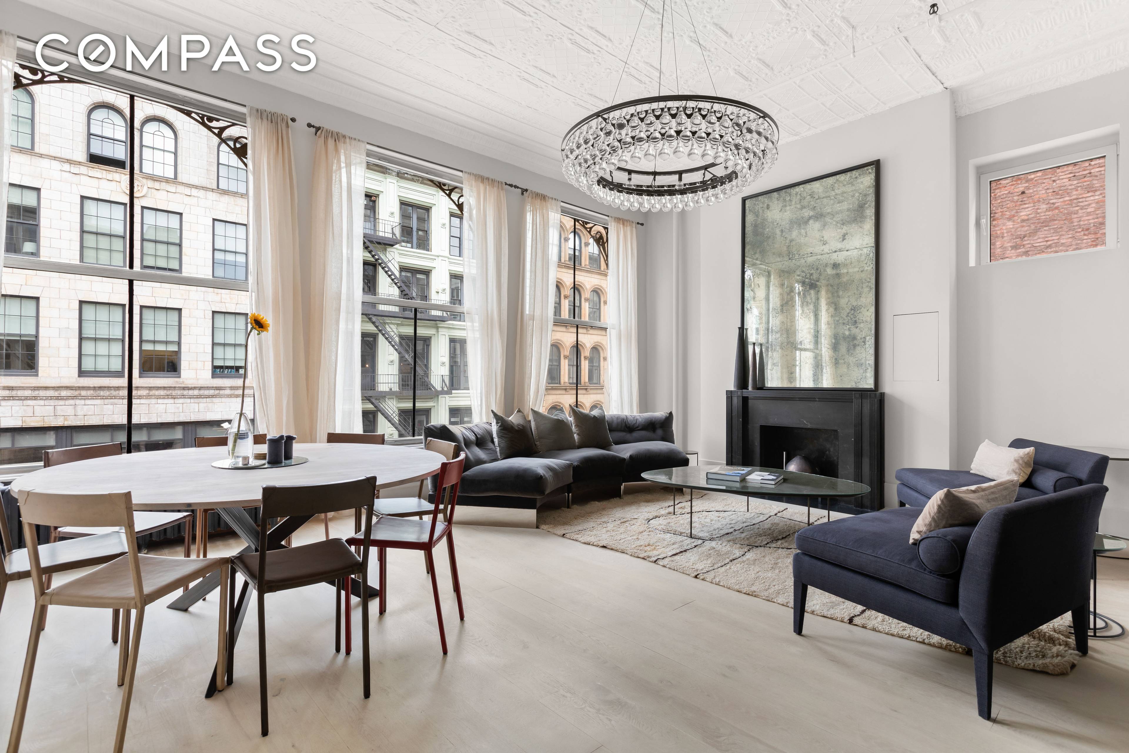 RARE OFFERING This stunning loft comes with an ownership interest in three highly valuable retail stores that generate income to cover the majority of maintenance costs, and in some years, ...