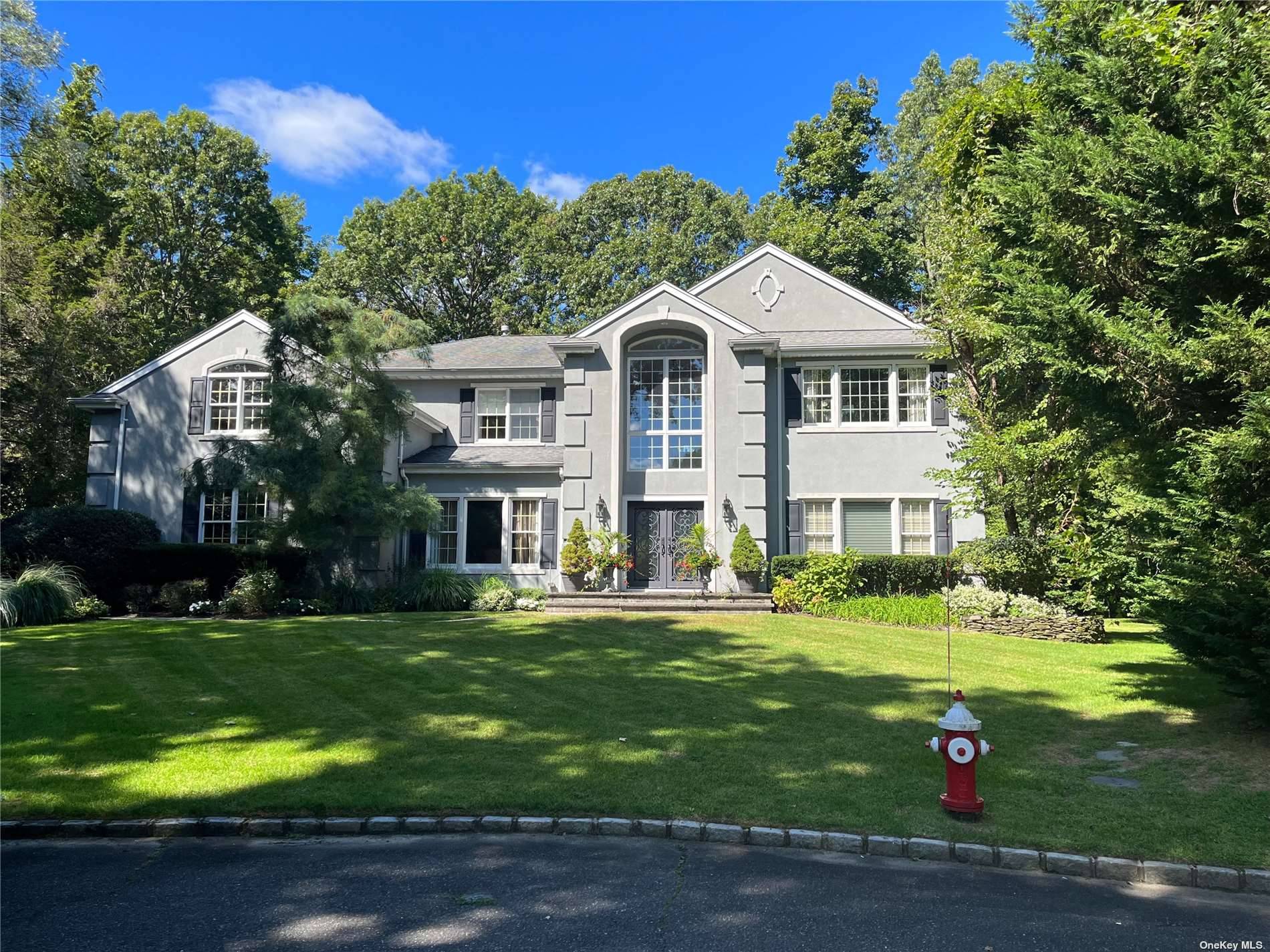 Beautiful 6 Bedroom Custom Built Cerrone Colonial privately located on a 1.