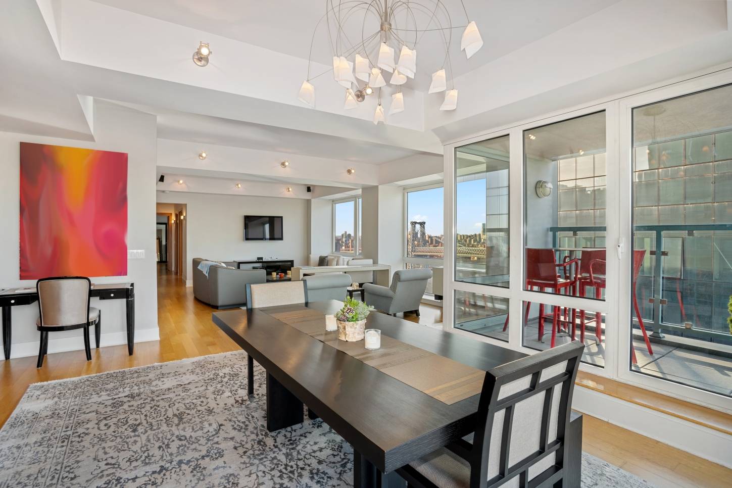 Welcome to this incredible Penthouse at the coveted Schaefer Landing North Condominium located on the East River waterfront.