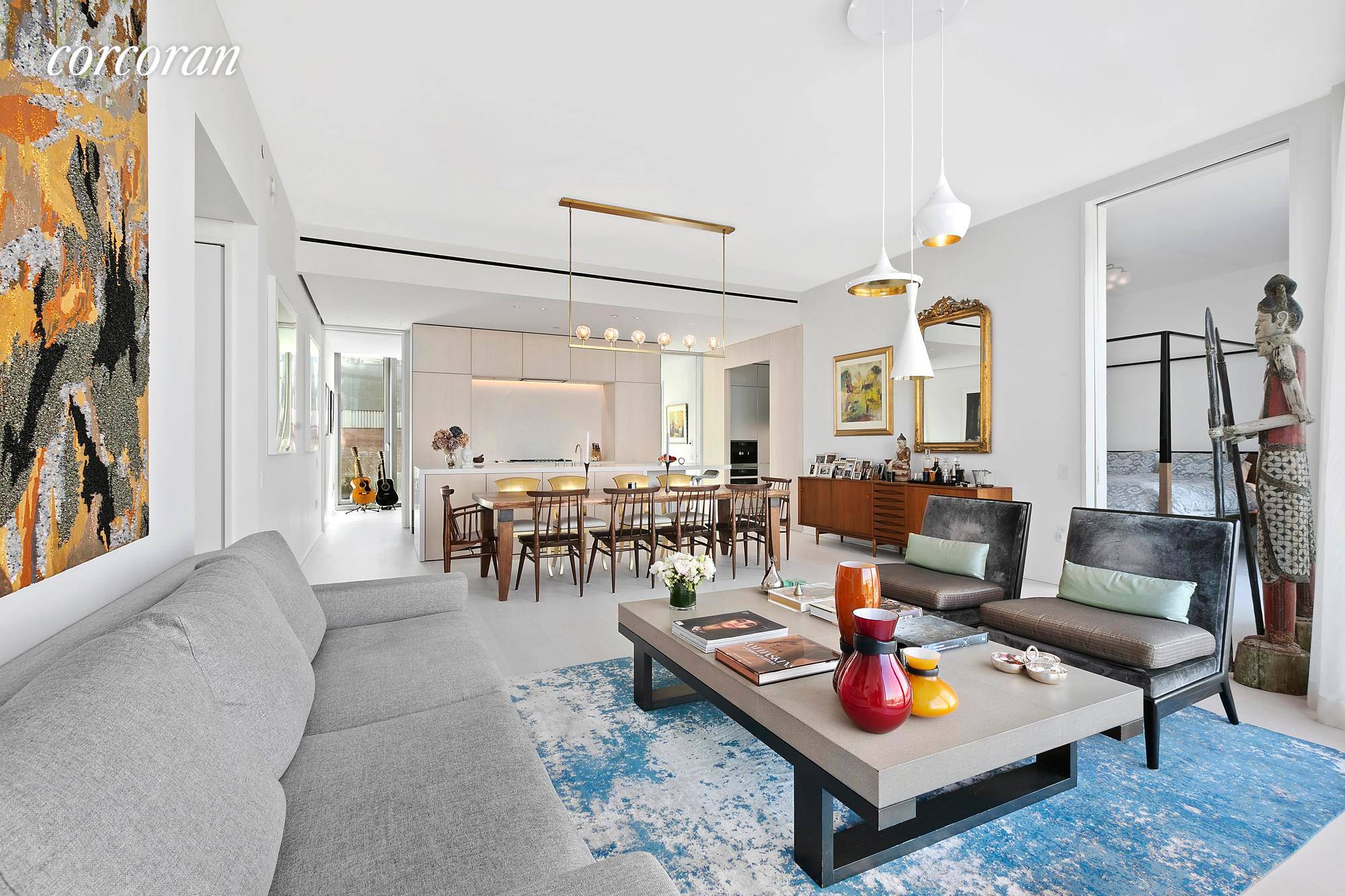 Situated along the Hudson River waterfront in the West Village, this stunning home is the one of a kind, inspired by a collaboration from renowned hotelier real estate developer, Ian ...