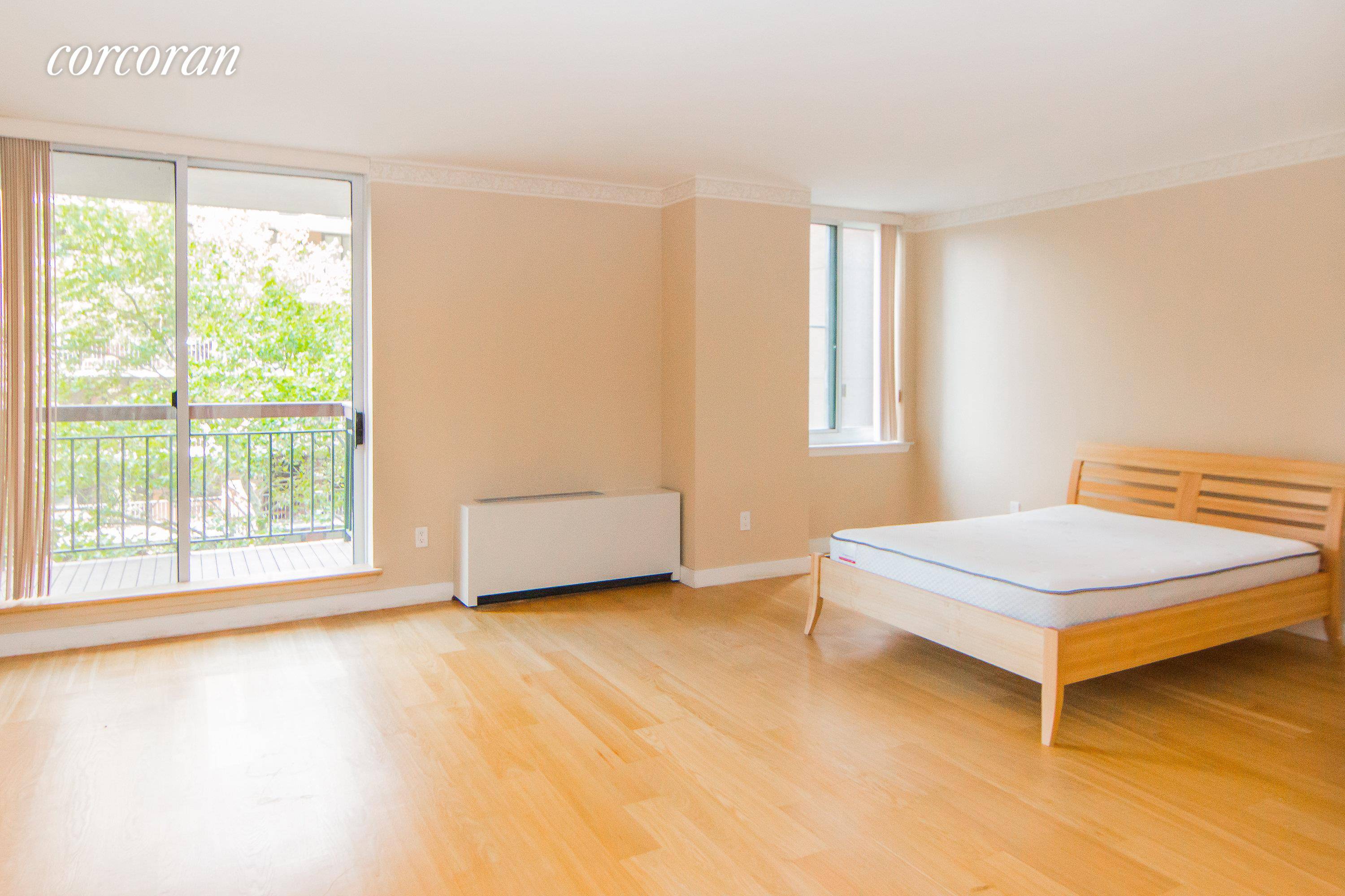 Available 8 1. Located in the water front newly converted condominium 1 Rector Park, this alcove studio sits on the fifth floor.