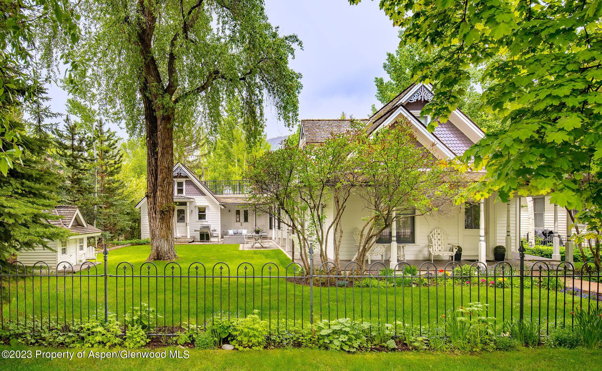 Elegantly reimagined Victorian, positioned in a quiet section of Aspen's West End with convenient access to recreation, downtown, and only 3 blocks to the Benedict Music Tent.