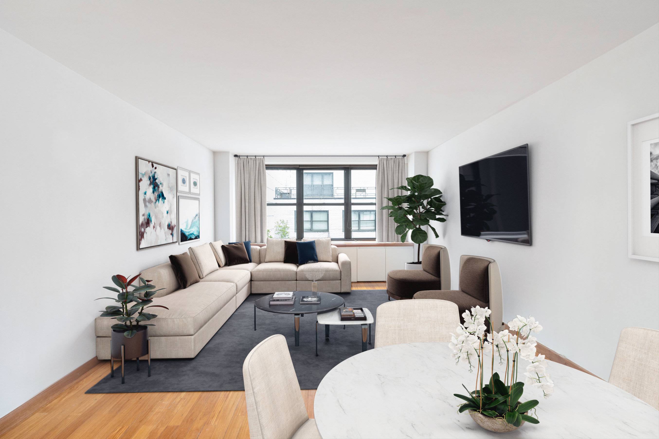 Welcome home to this sun filled, beautifully renovated one bedroom apartment in the heart of Midtown East !
