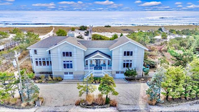 Front of Home Showing Ocean