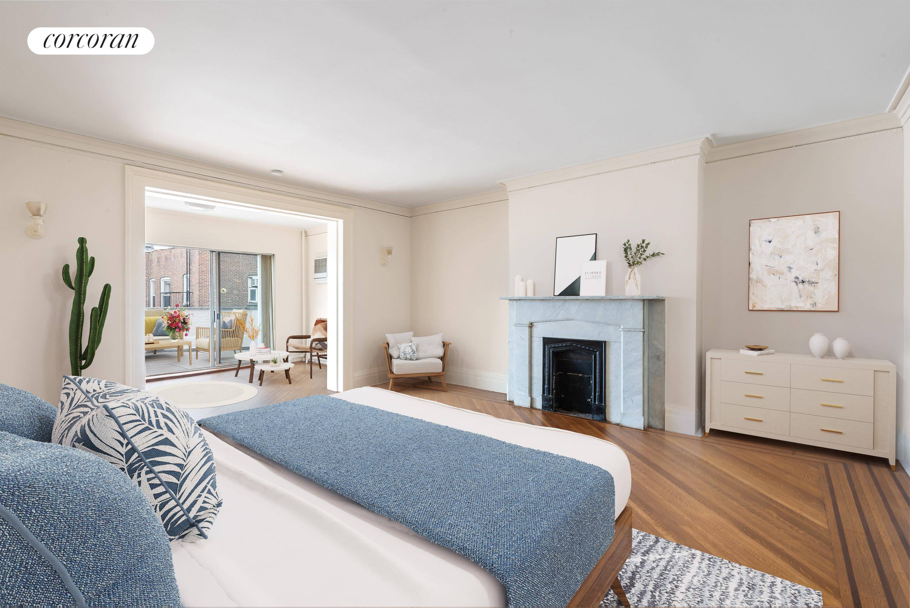 Brooklyn Heights triplex co op in an historic 25 ft wide townhouse.