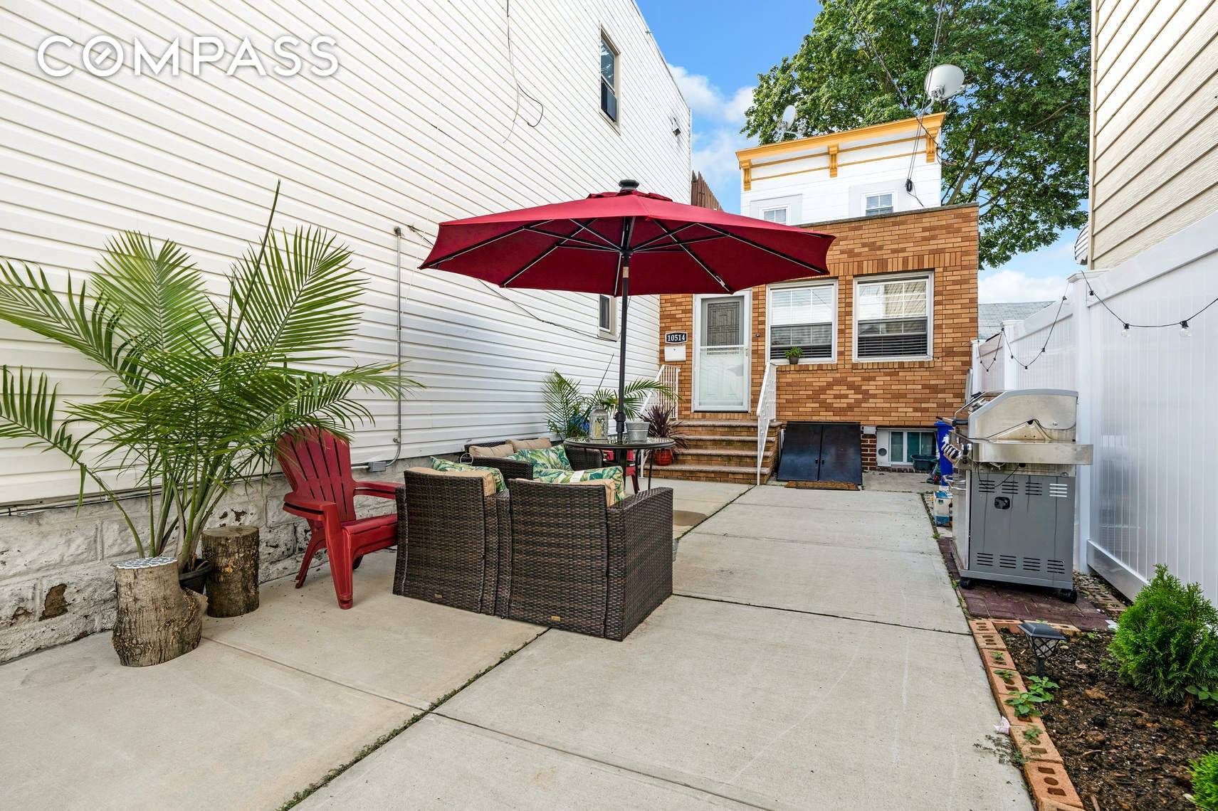 This bright and quaint two bedroom, one and a half bathroom house is a peaceful haven in Richmond Hill, Queens.