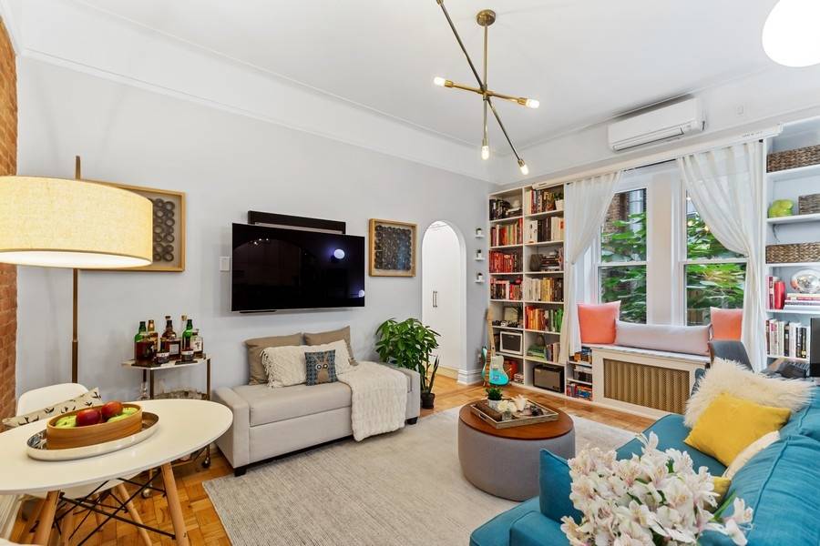 Step Inside this Park Slope 1 Bedroom Corner Gem to Find Loads of Pre War Charm, So Much Glamour, and So Many Modern Updates !