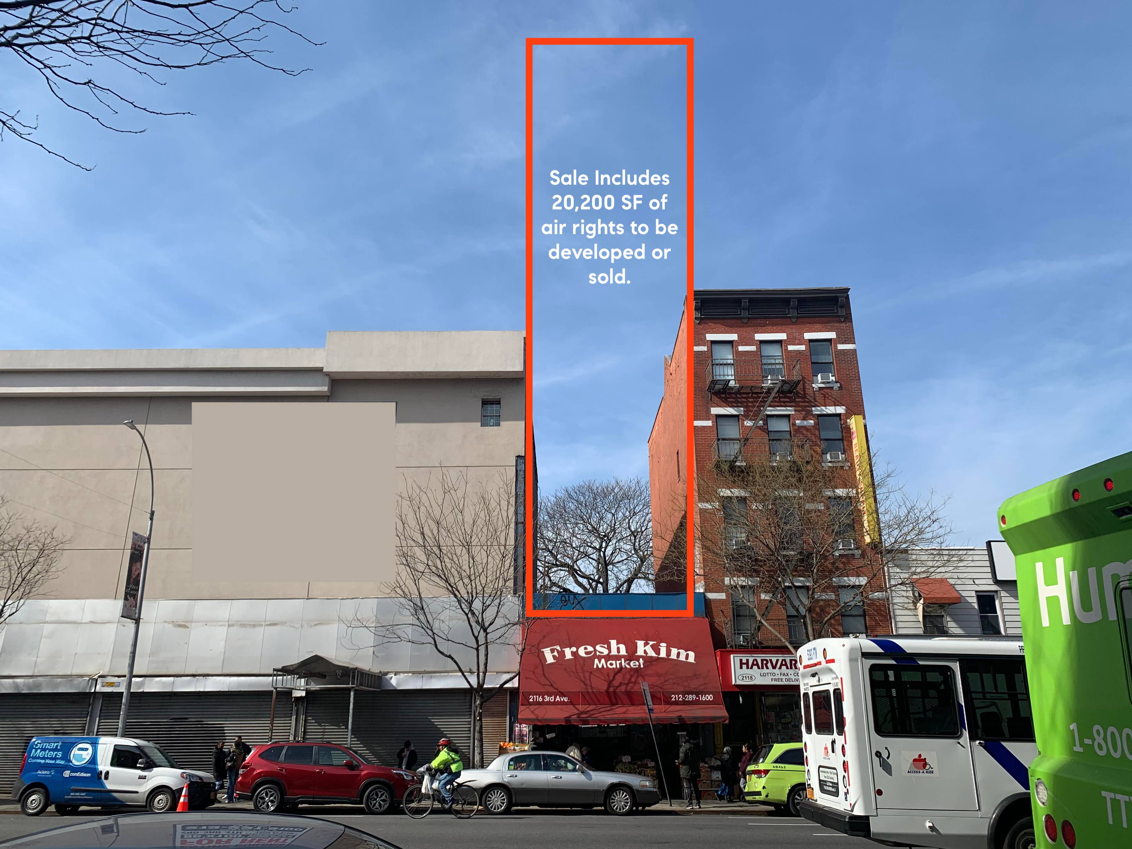 Presenting 2116 Third Avenue, a prime 1 one story retail building located on the west side of Third Avenue between 115th and 116th Streets in East Harlem.