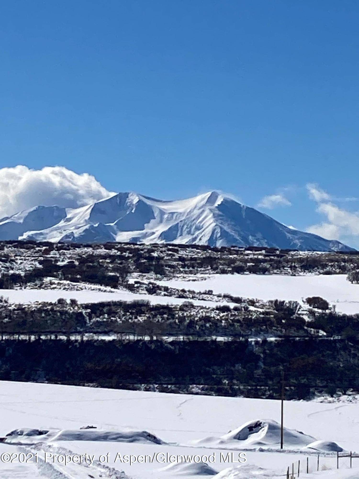 Spectacular views of Mt. Sopris and the Elk Range.