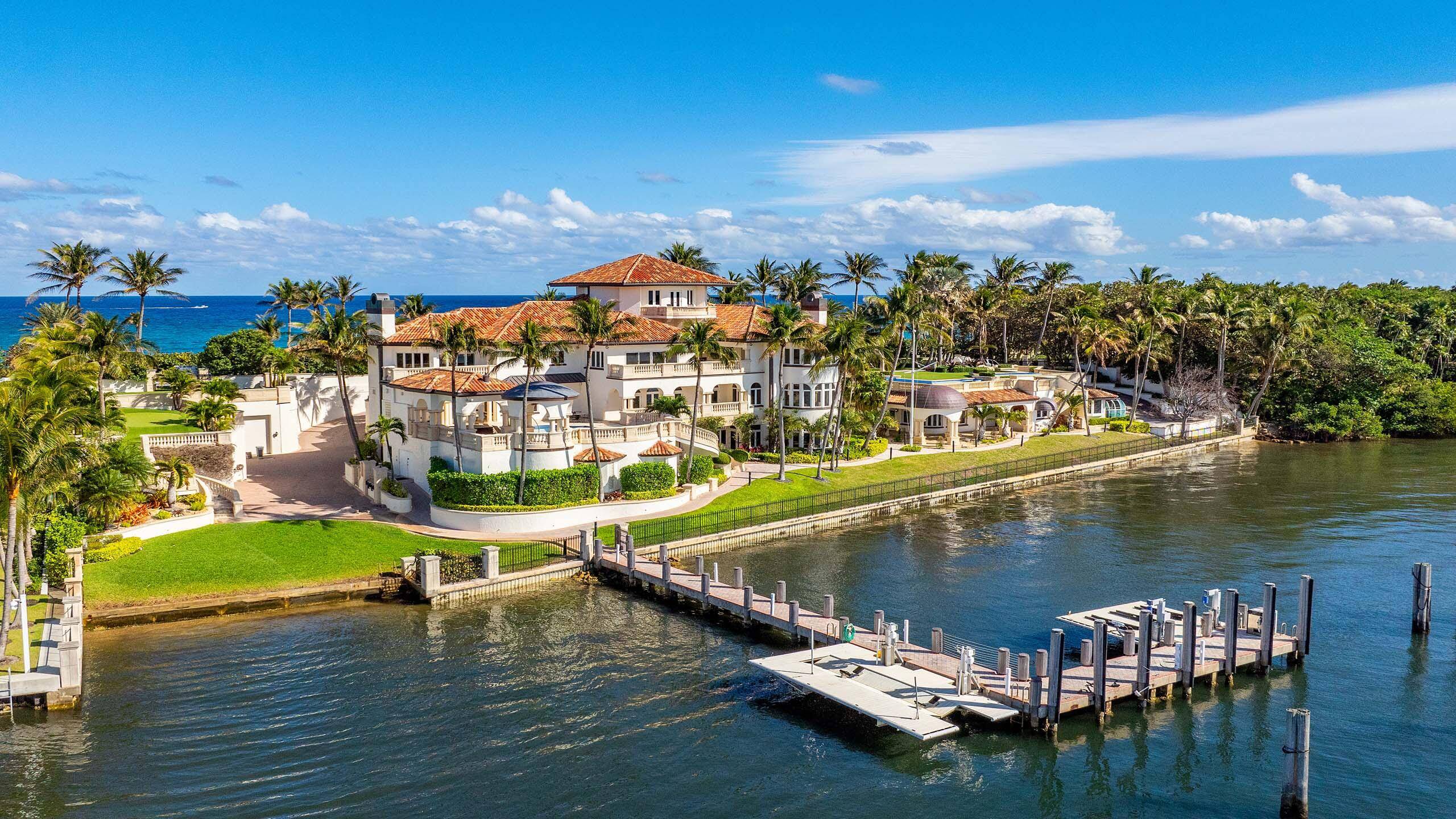 Incredible opportunity to own a rare and unique compound that spans almost 4 acres with 350' of direct Intracoastal waterfrontage and 350' of direct oceanfrontage.