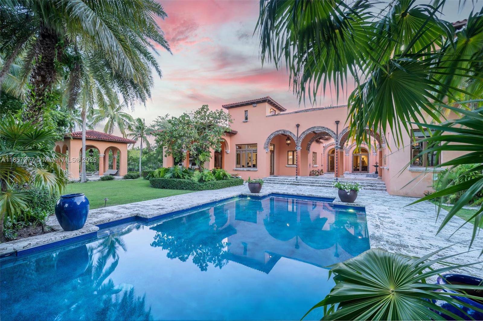 Introducing Villa De Casuarina, a Mediterranean inspired estate in guard gated Gables Estates.