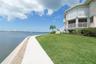 Unit 101 waterside lanai looking towards Little Gasparilla Island, and new walking path throughout the community.