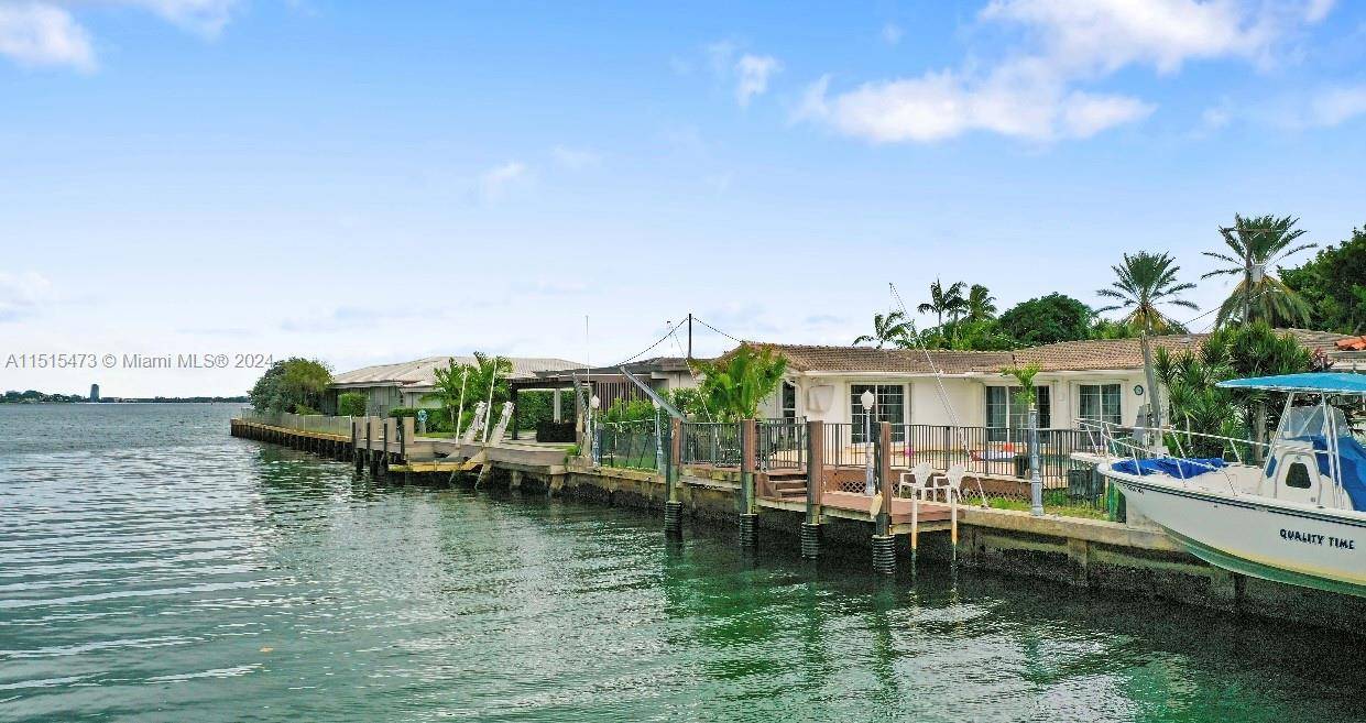 Boater's paradise large home in prestigious Miami Shores on a cul de sac street.