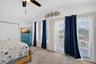Primary bedroom with private deck access