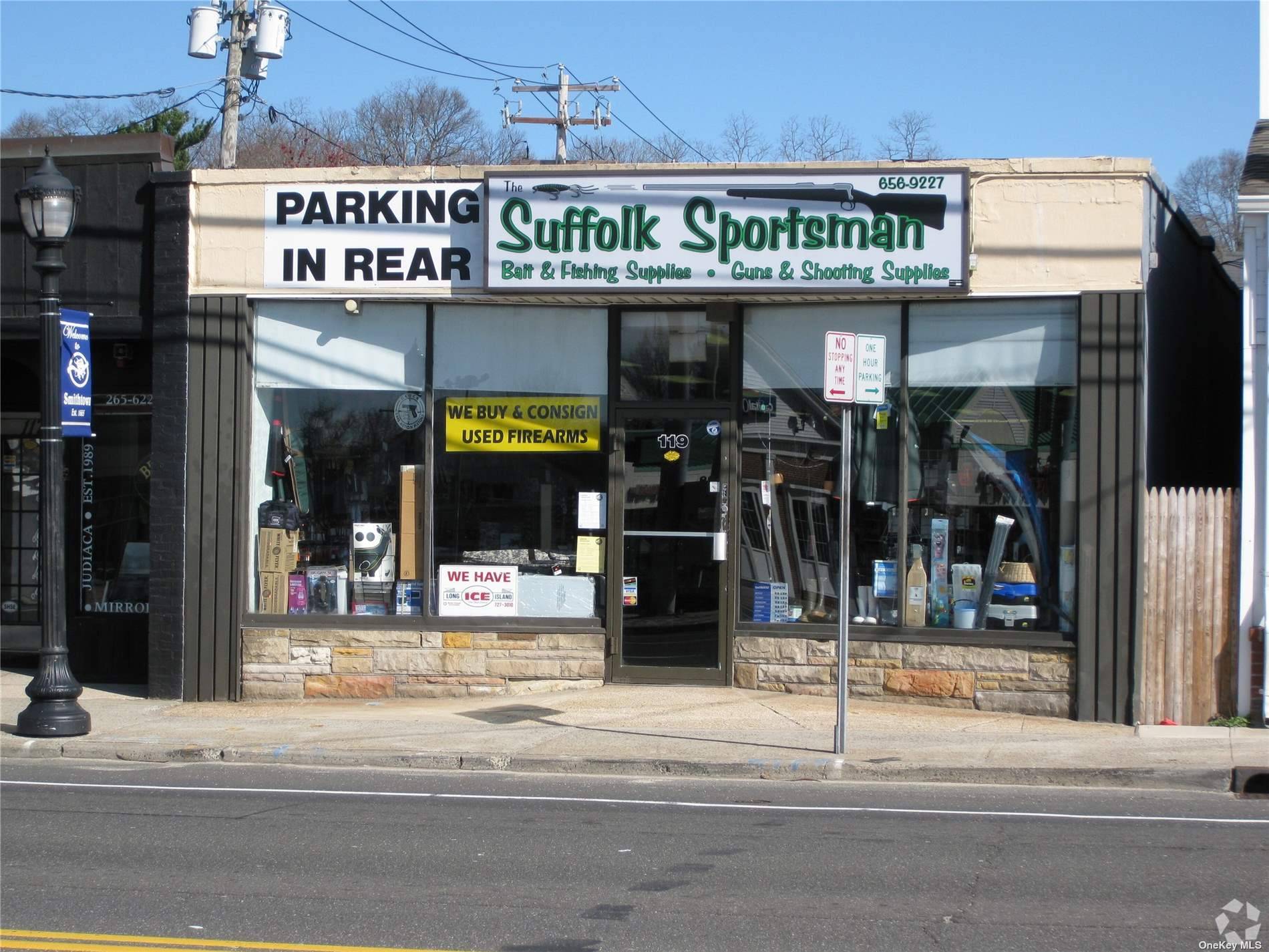 Priime, Storefront Property by a traffic lite is now for sale on a busy Main Street area of Smithtown, New York.