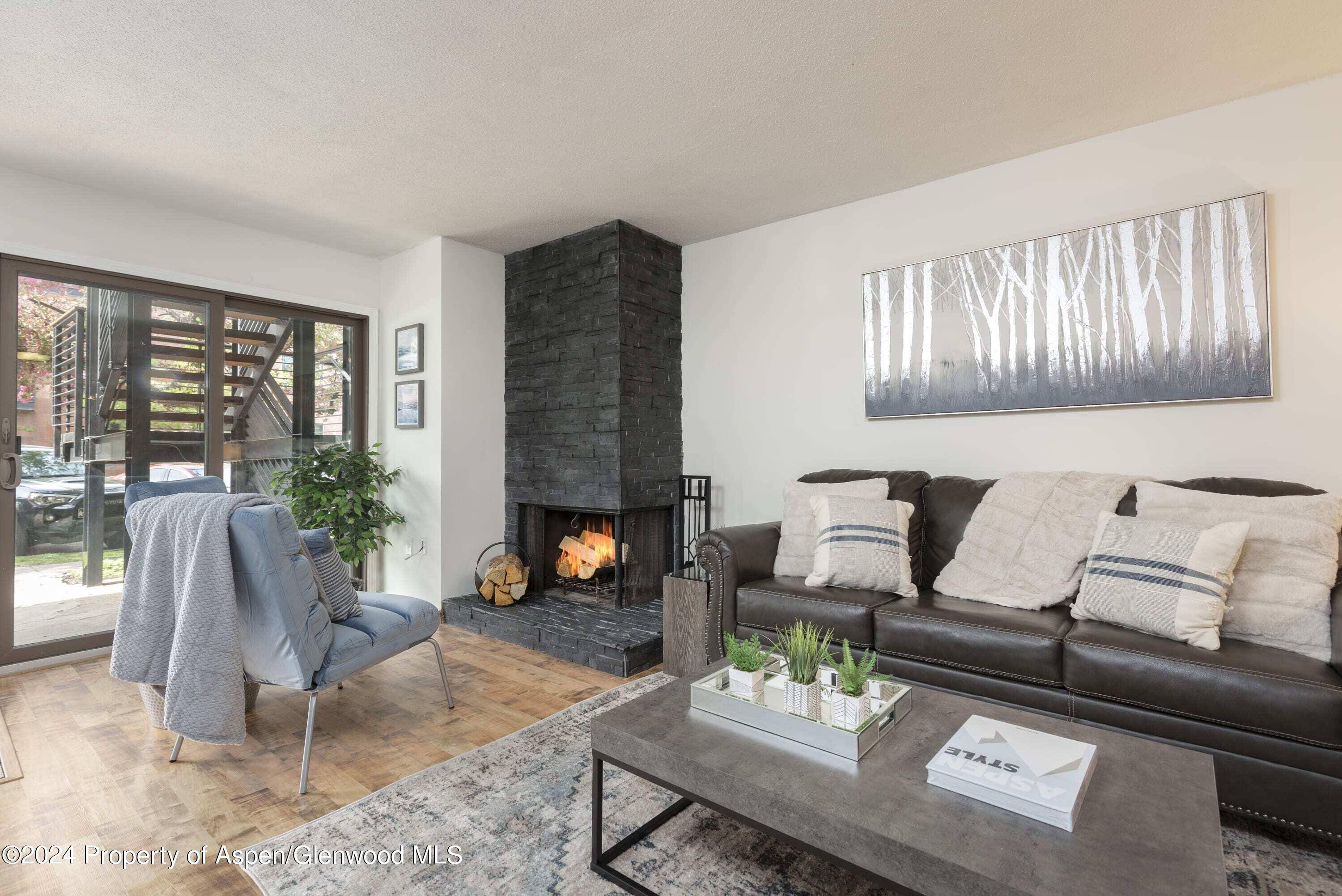 Nestled in the heart of Aspen's core, this charming ground level condominium offers the perfect blend of comfort and convenience for those seeking the ideal Aspen lifestyle.