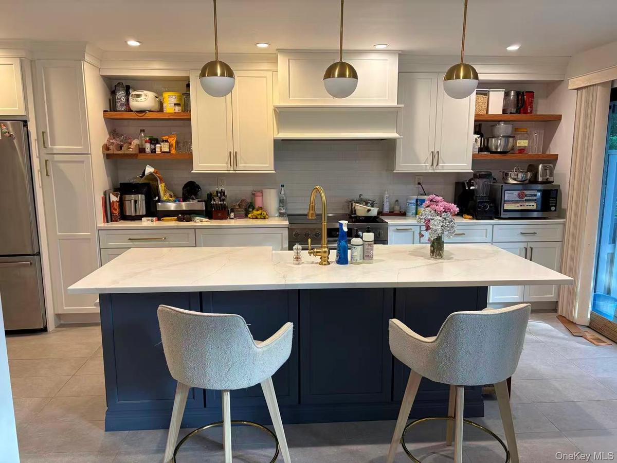 Open kitchen.