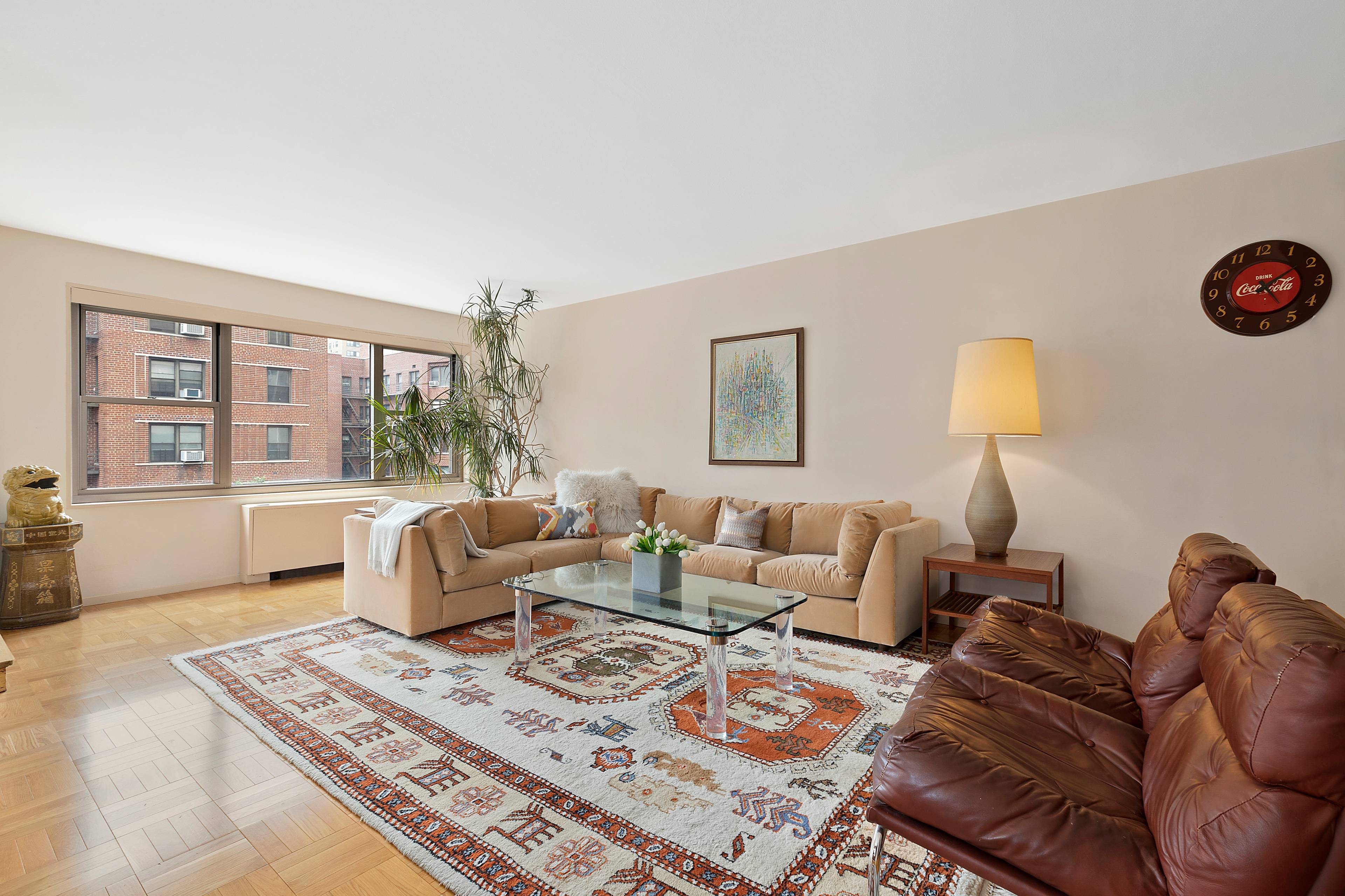 Contract Signed Mid Century modern lovers dream home for sale in Greenwich Village's highly coveted Brevoort East.
