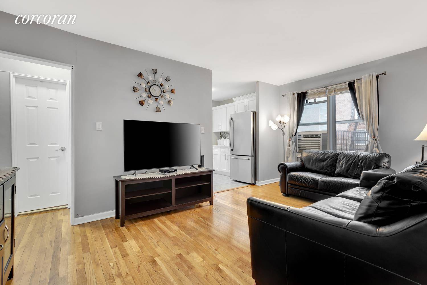 Welcome home to this beautiful, 1 Bedroom, 1 Bathroom Co op, flooded with natural light in the heart of the Jackson Heights Historic District.