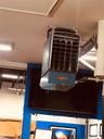 Detailed view of a heating unit and pet washing station