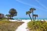 The path to the Whispering Sands beach.
