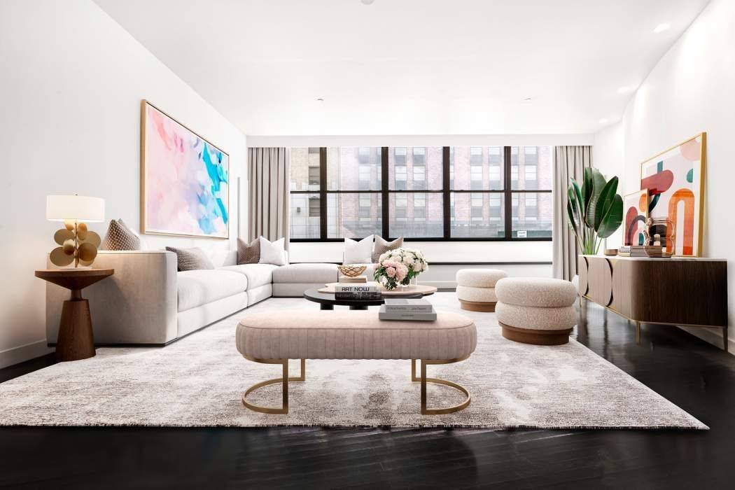 FLOOR TWO, UNIT ONE Voluminous full floor downtown living where Chelsea and Greenwich Village meet.