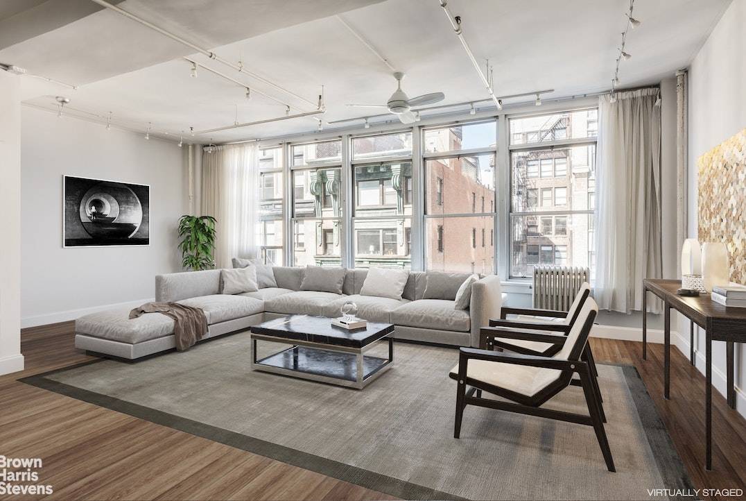 Classic Artist Loft w Alluring Modern Amenities As one of the first residential conversions in the Flatiron District in the early 70's, this co op embraces the understated low profile ...