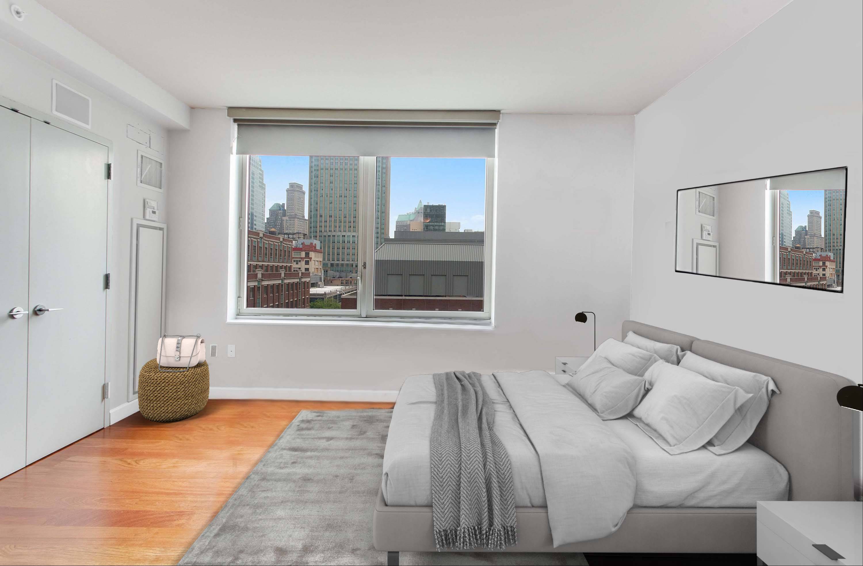 Extremely rare offering of this expertly renovated one bedroom E line residence at the highly coveted Oro Condominium located in the heart of Downtown Brooklyn.