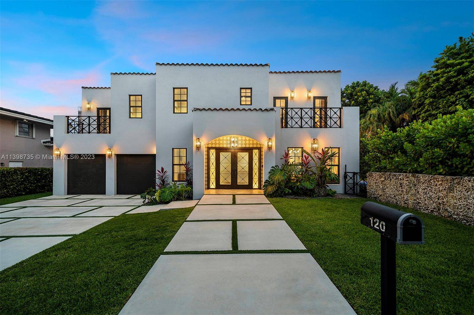Step into the charm of this 2021 newly completed Coconut Grove estate.