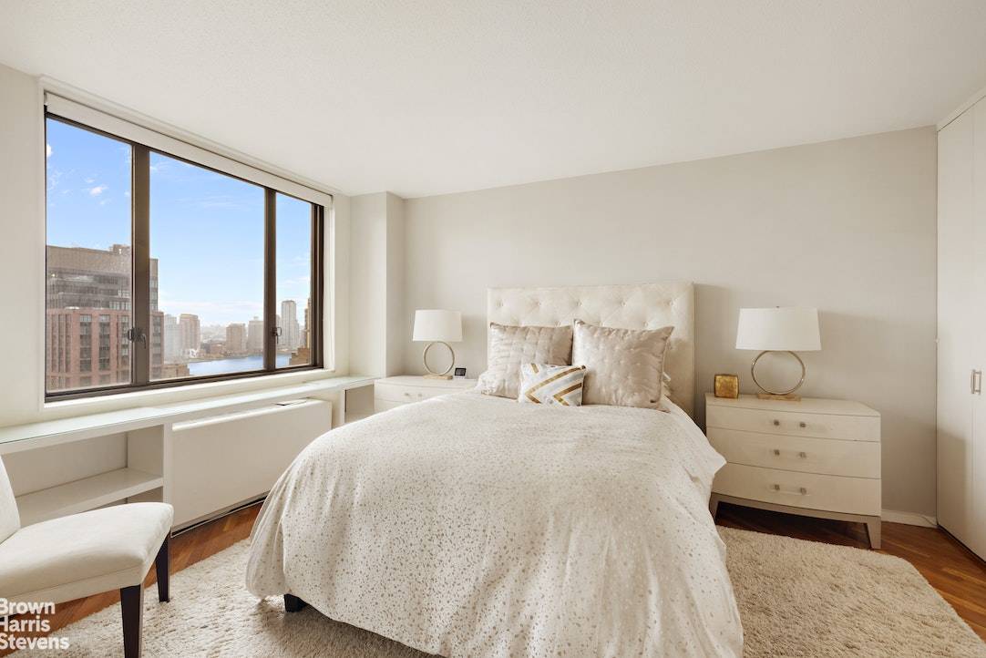 Imagine having a renovated one bedroom home on the 32nd Floor of a perfectly located full service Midtown coop where the monthlies are incredibly low.