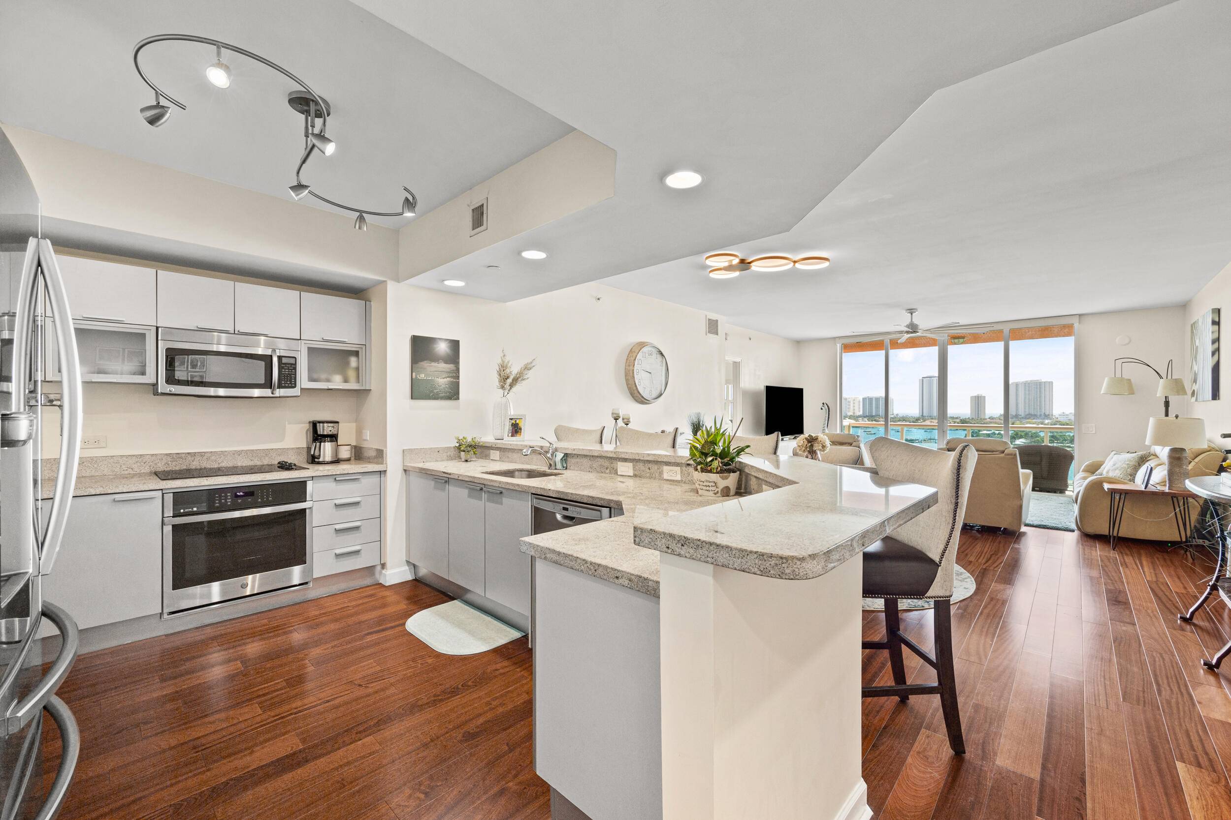 Welcome to Marina Grande 908, a model perfect home offering sweeping views of the Intracoastal Waterway, the Atlantic Ocean and all of Singer Island !