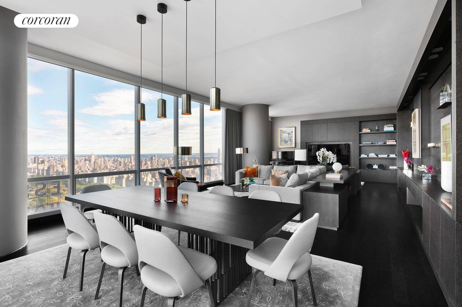Residence 53A at One57 Incomparable Central Park Views and Design Three Bedrooms Three Baths Powder Room 3, 228 sqft This 53rd floor A line residence at One57 offers spectacular views ...