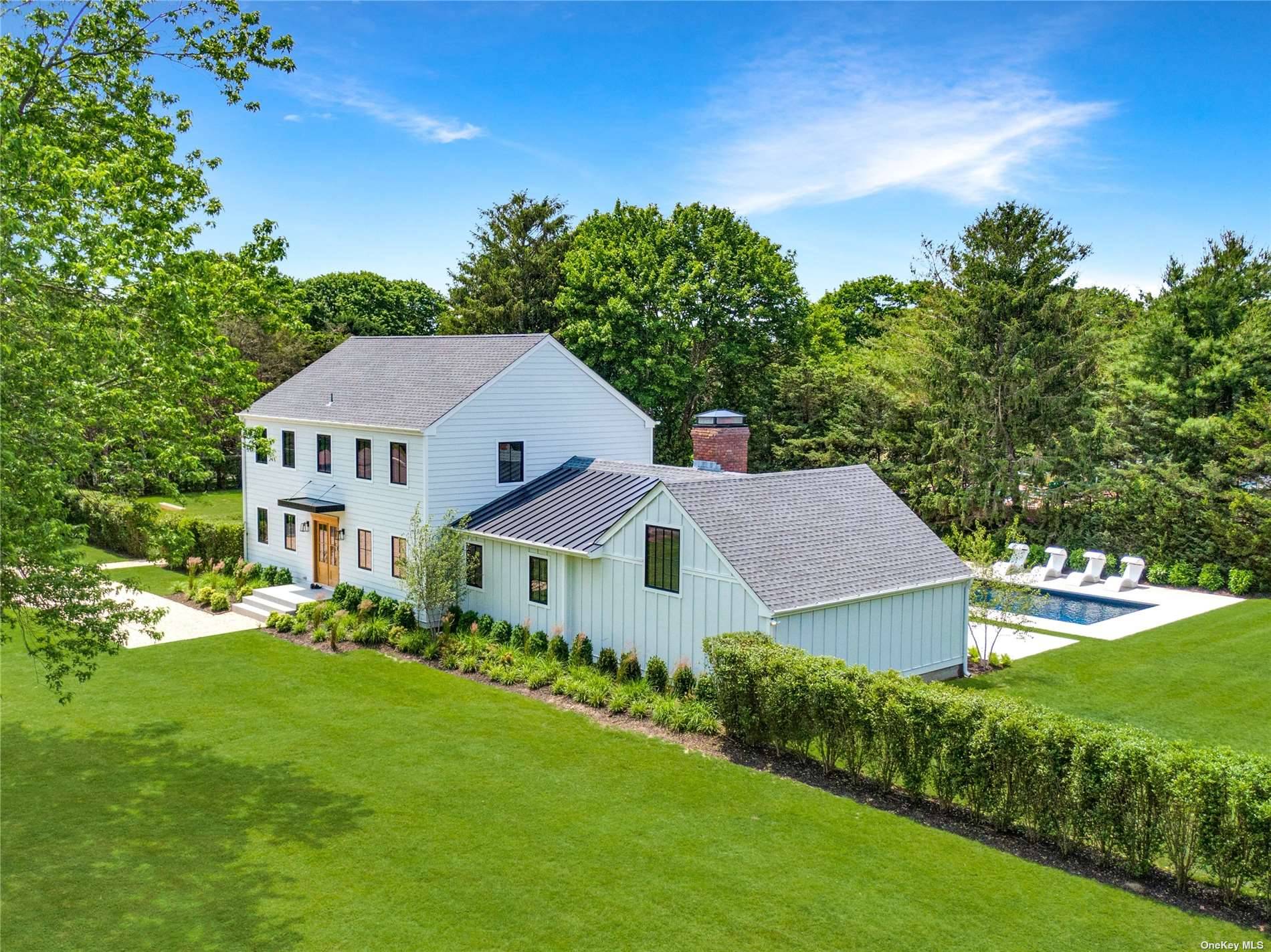 A center hall Colonial has undergone a complete renovation by the current homeowners.