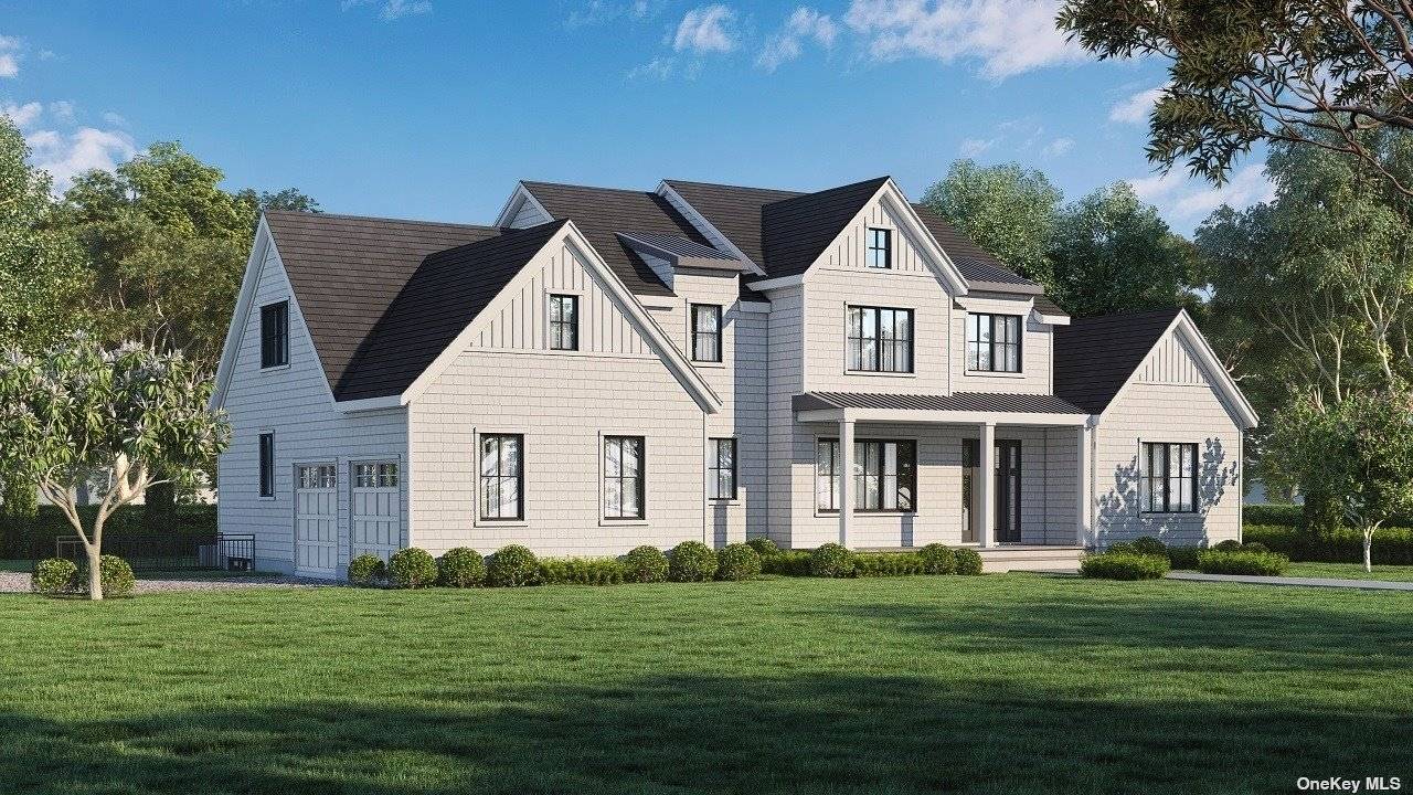 Immerse yourself in a world of unparalleled luxury, modern style and timeless elegance with this new East Hampton Village construction.