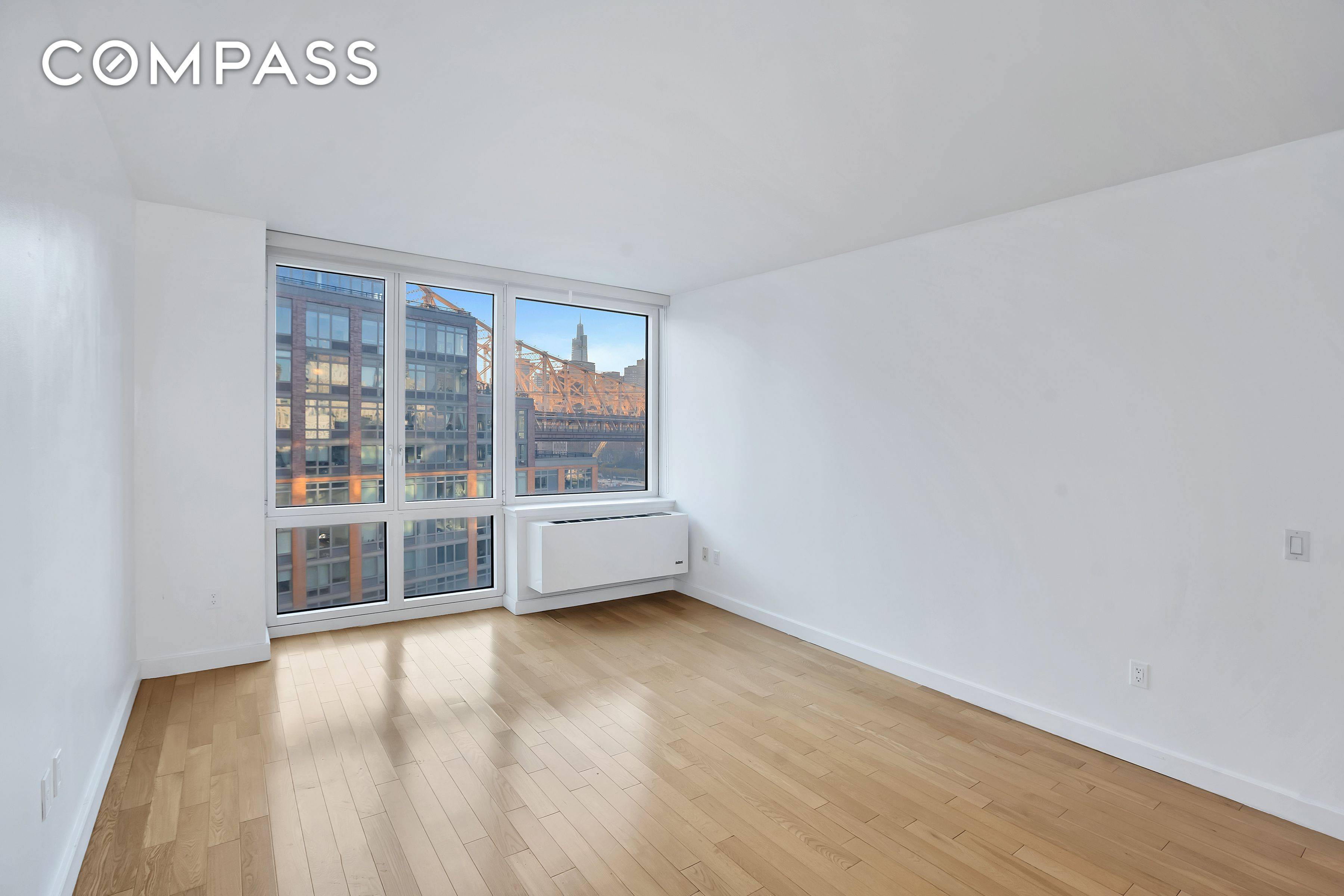 This mint One Bedroom One Bath home with a panoramic open views of the Bridge, River and Manhattan skyline is featuring high end finishes, floor to ceiling windows, Washer amp ...