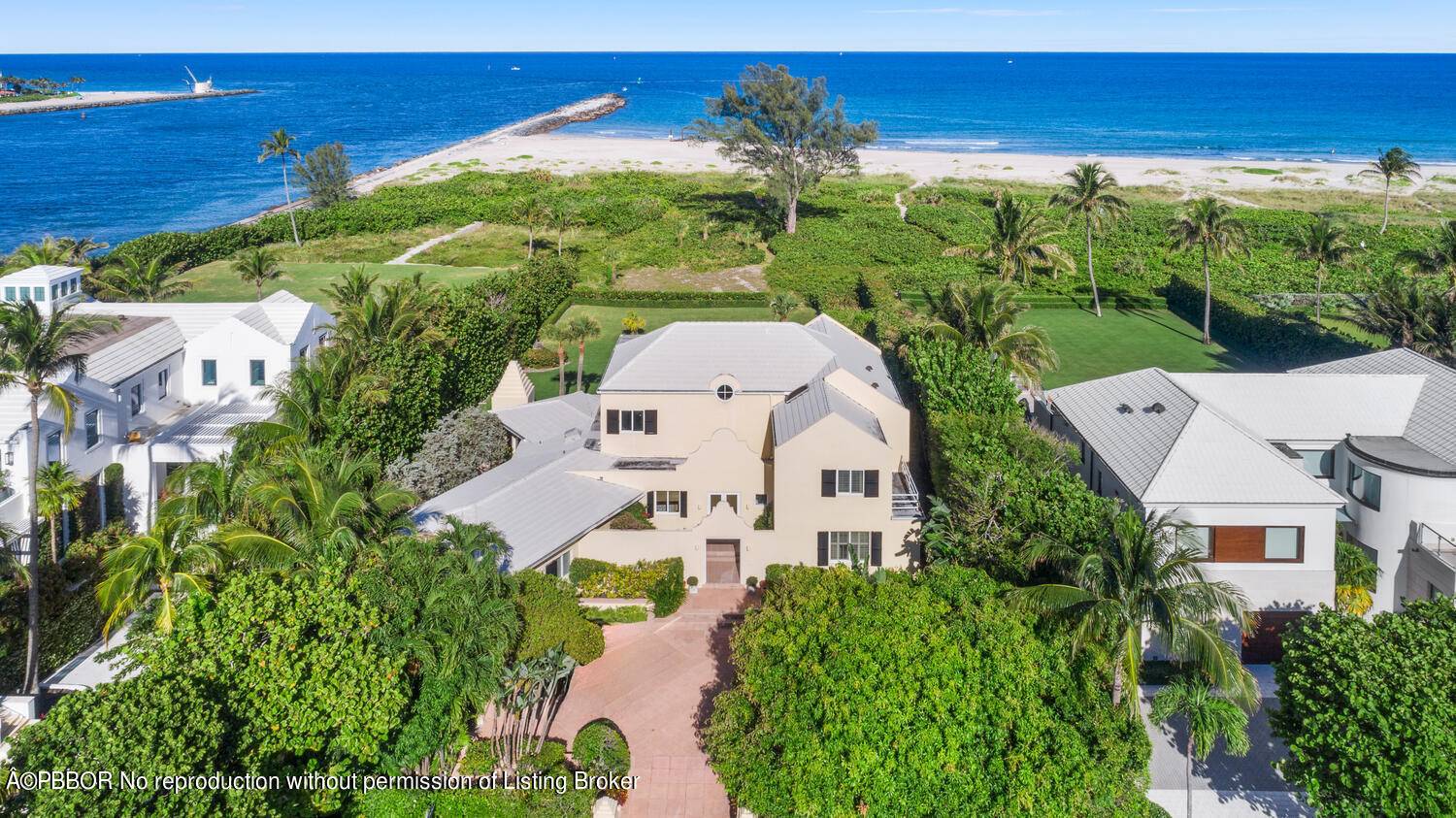 Direct Oceanfront home with private beach and sweeping ocean views from the main primary rooms.