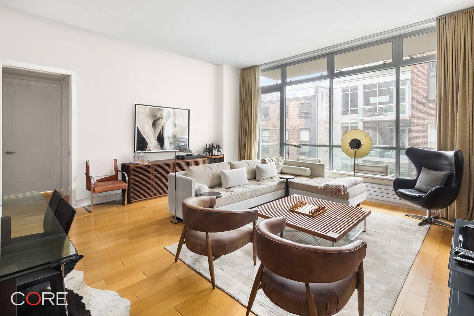 Nestled along one of SoHo's most sought after blocks is an opportunity to own a luxurious and modern two bedroom, two bathroom home which shares the floor with only one ...