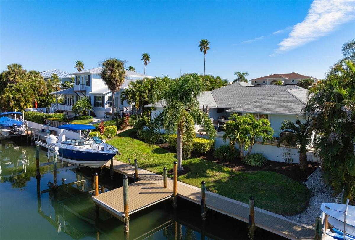 Boat lift and 40-foot dock