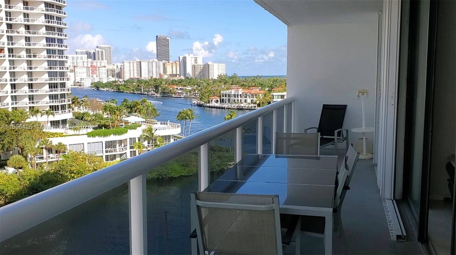 Stunning split design condo over looking the Intracoastal right on the Turnberry Country Club and Soffer Trail.