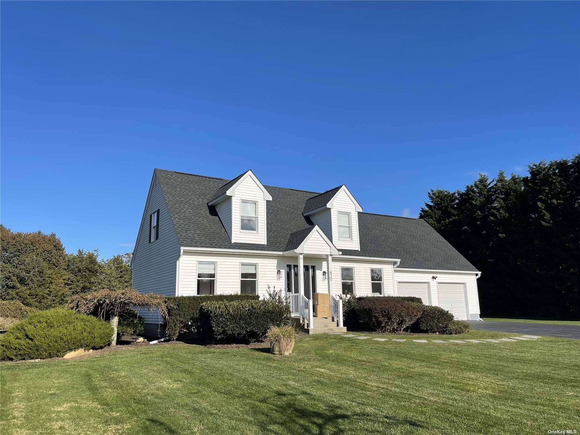 Mattituck, North Fork Sunshine and solace await you in this immaculate and recently renovated vacation home with a brand NEW, heated, saltwater pool 16x34 gunite !