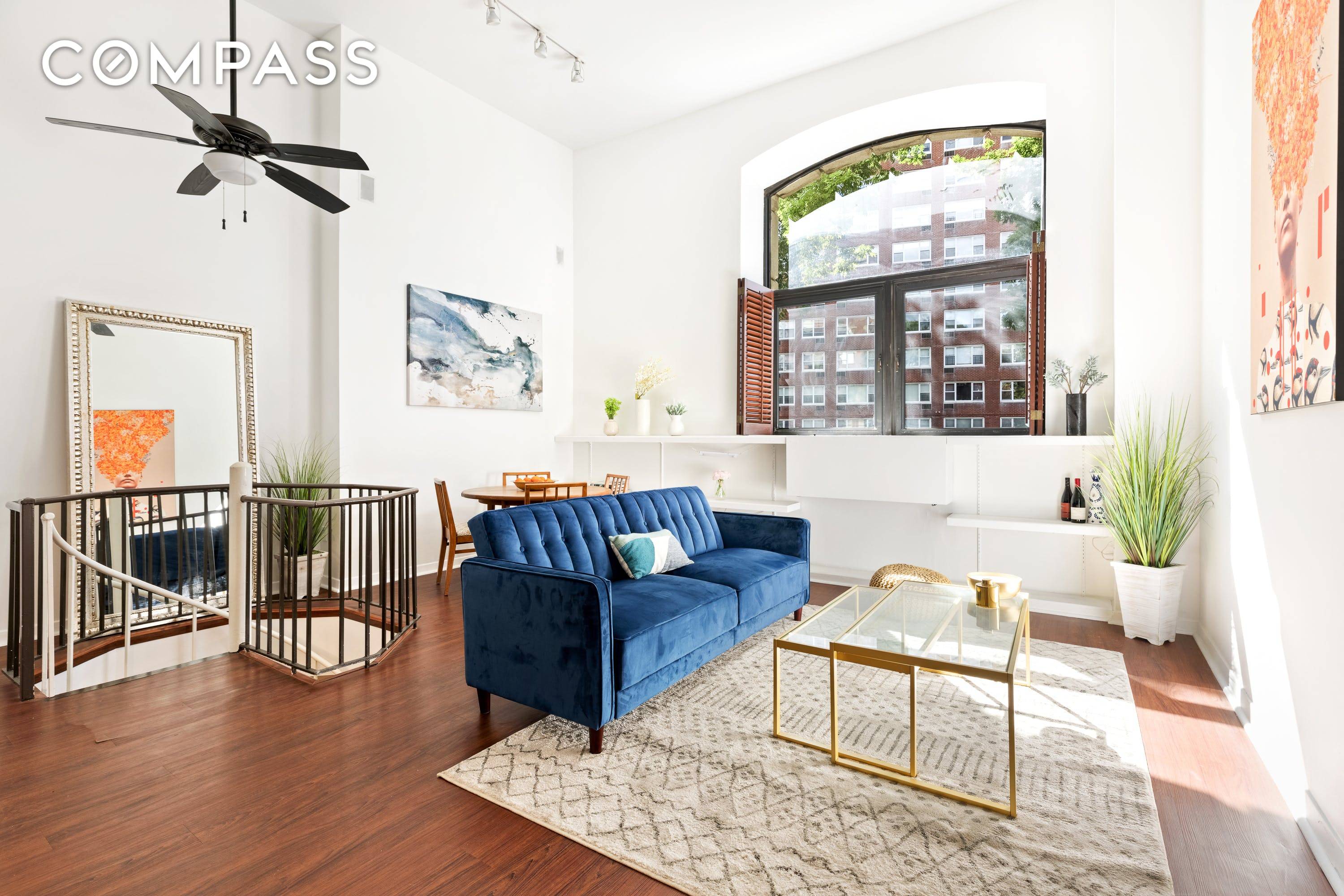Dramatic 1 bed, 1. 5 bath duplex in the heart of Soho.