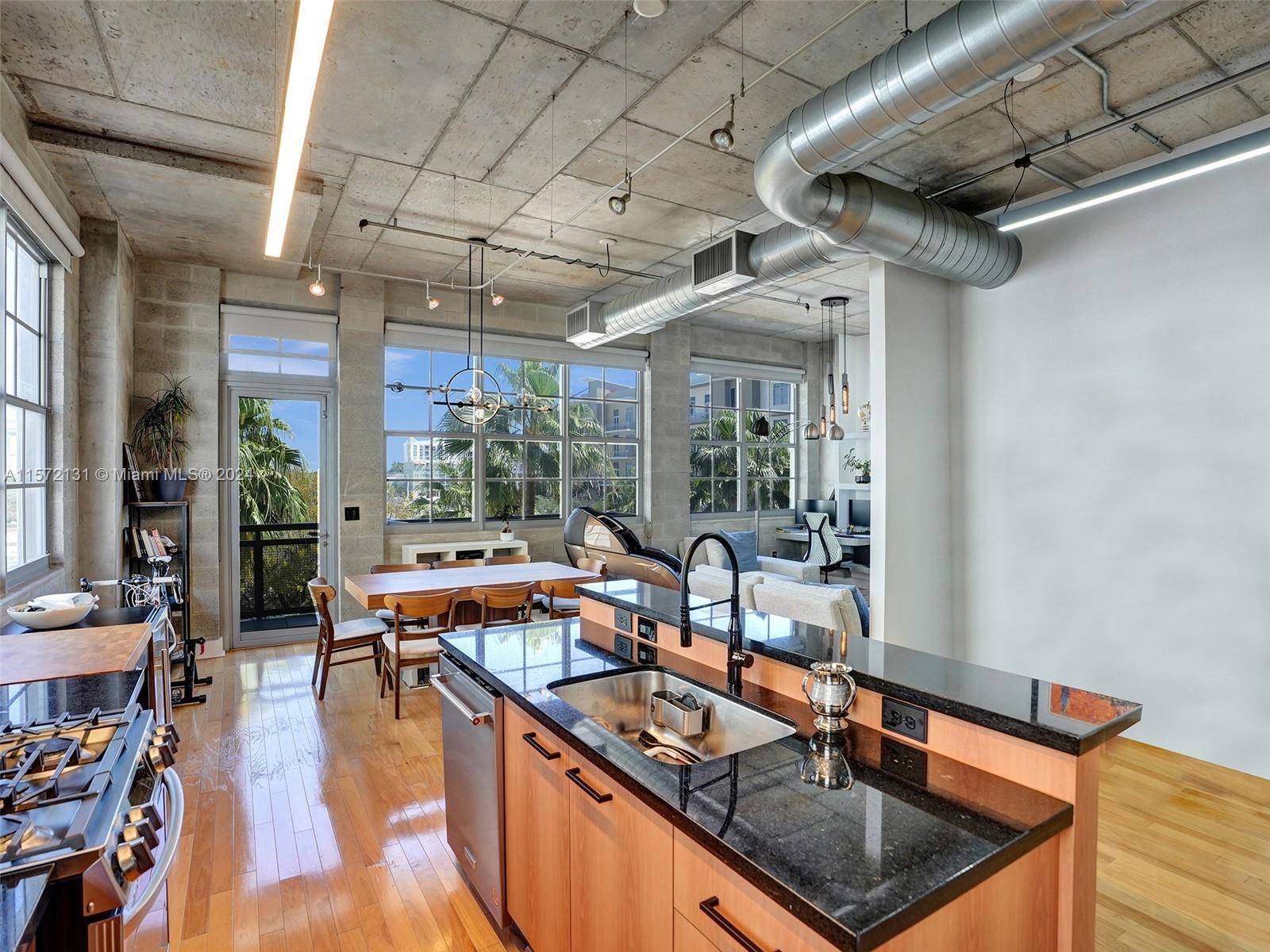The NYC style loft in FAT Village Flagler Village is a sought after living space offering a flexible floor plan, 2 bedroom 1 bath, 975 SQFT currently set up as ...