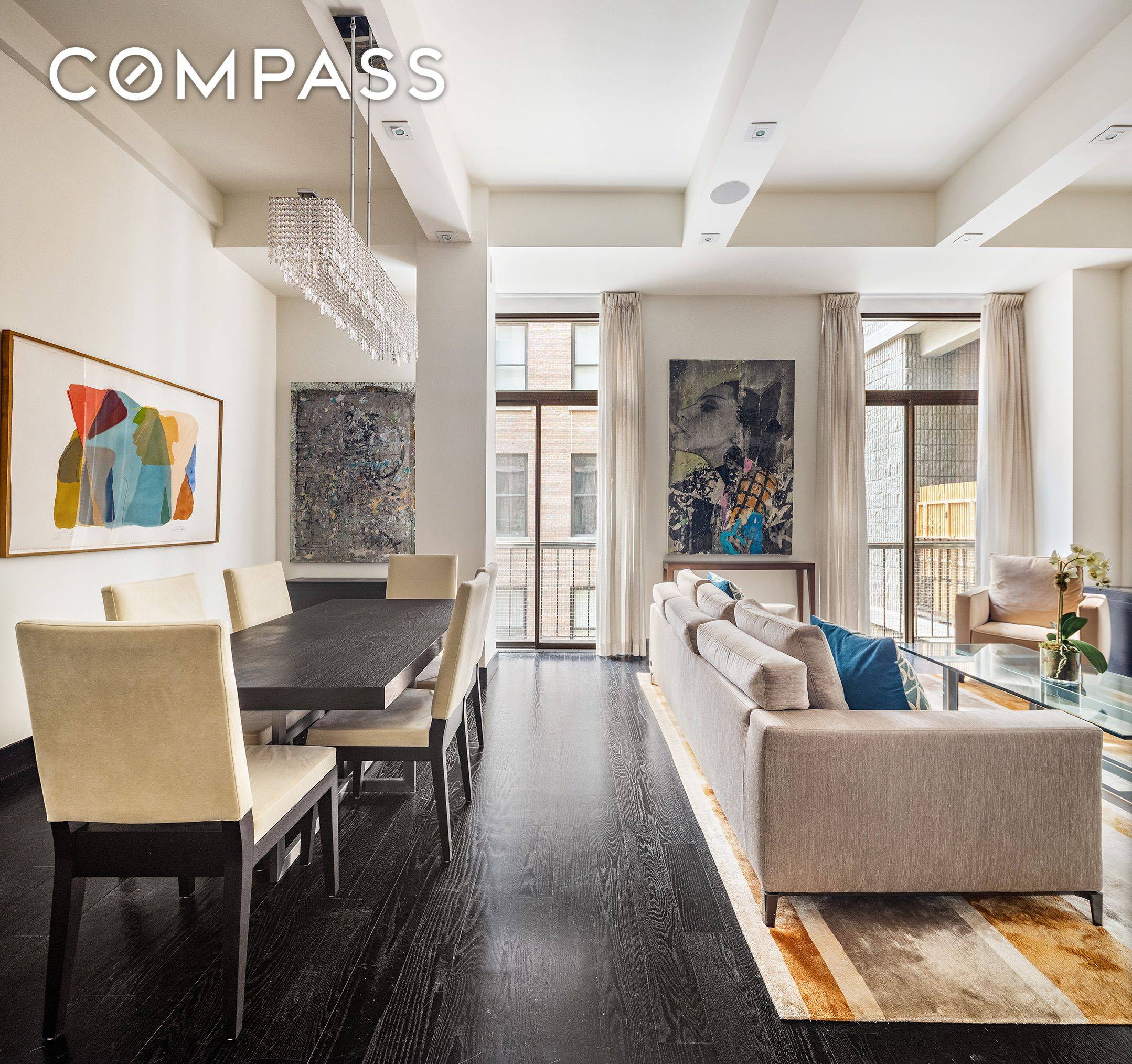 Enjoy exceptional loft living in the Gramercy Flatiron District in this exquisite two bedroom, two bathroom condominium featuring an expansive open layout, soaring ceilings and pin drop quiet ambiance in ...