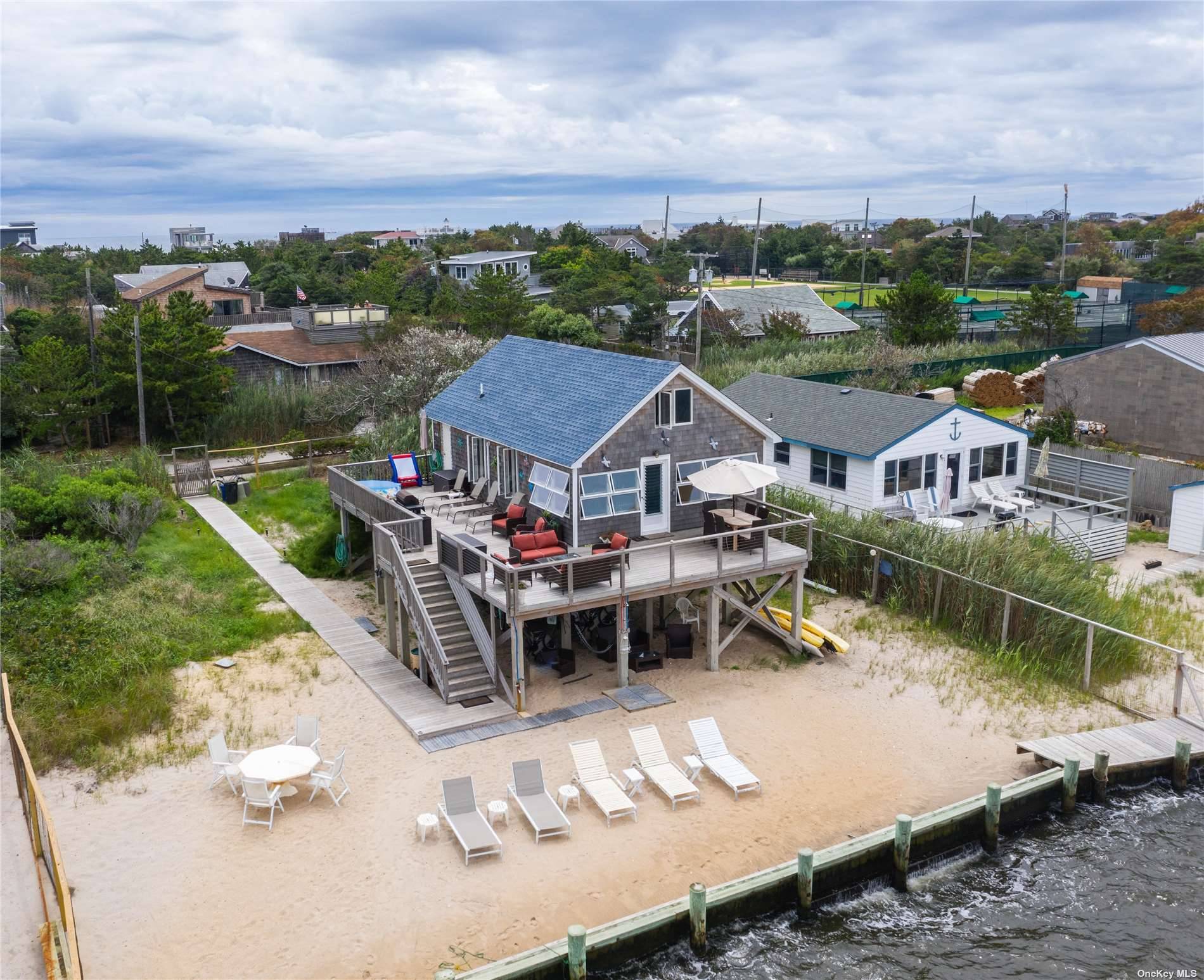 Bay Front Living amp ; Spectacular Sunsets from the Deck of this Bayfront Beach House.