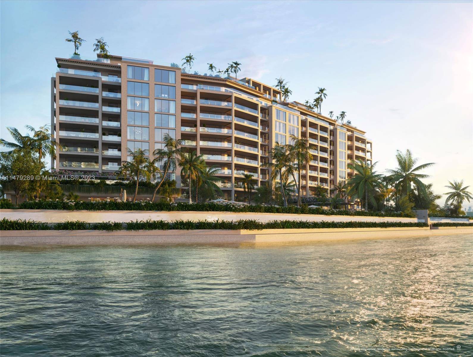 Fewer than 50 waterfront homes, The Residences at Six Fisher Island will be the last new construction project built on the ultra private island.