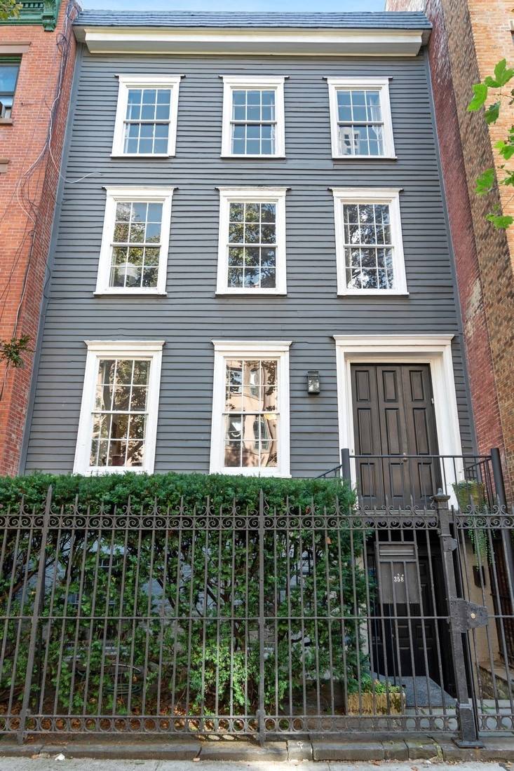 PRICE ADJUSTMENT ! Enjoy your own piece of countryside in Brooklyn in the wide and deep park like backyard of this 25 foot wide four story clapboard house, a novel ...