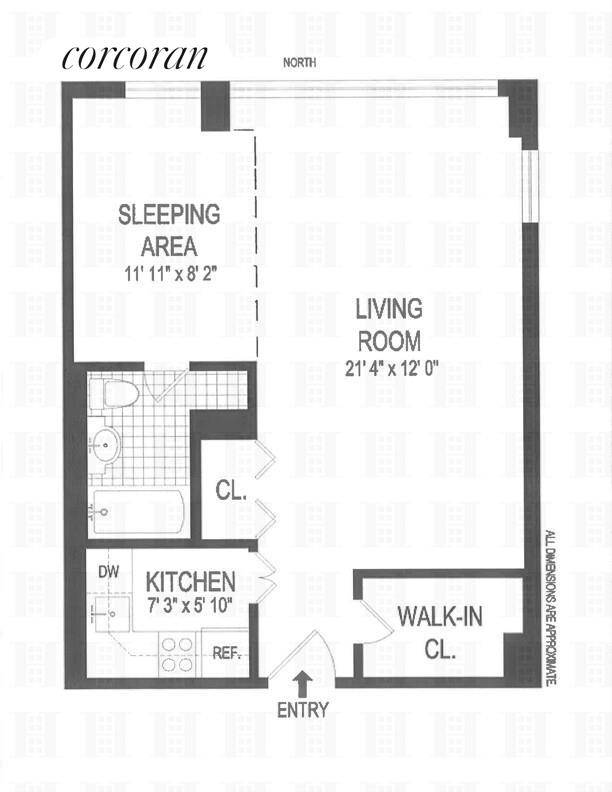 Spacious Junior One Condo ideally located on Third Avenue in the heart of Midtown Manhattan.