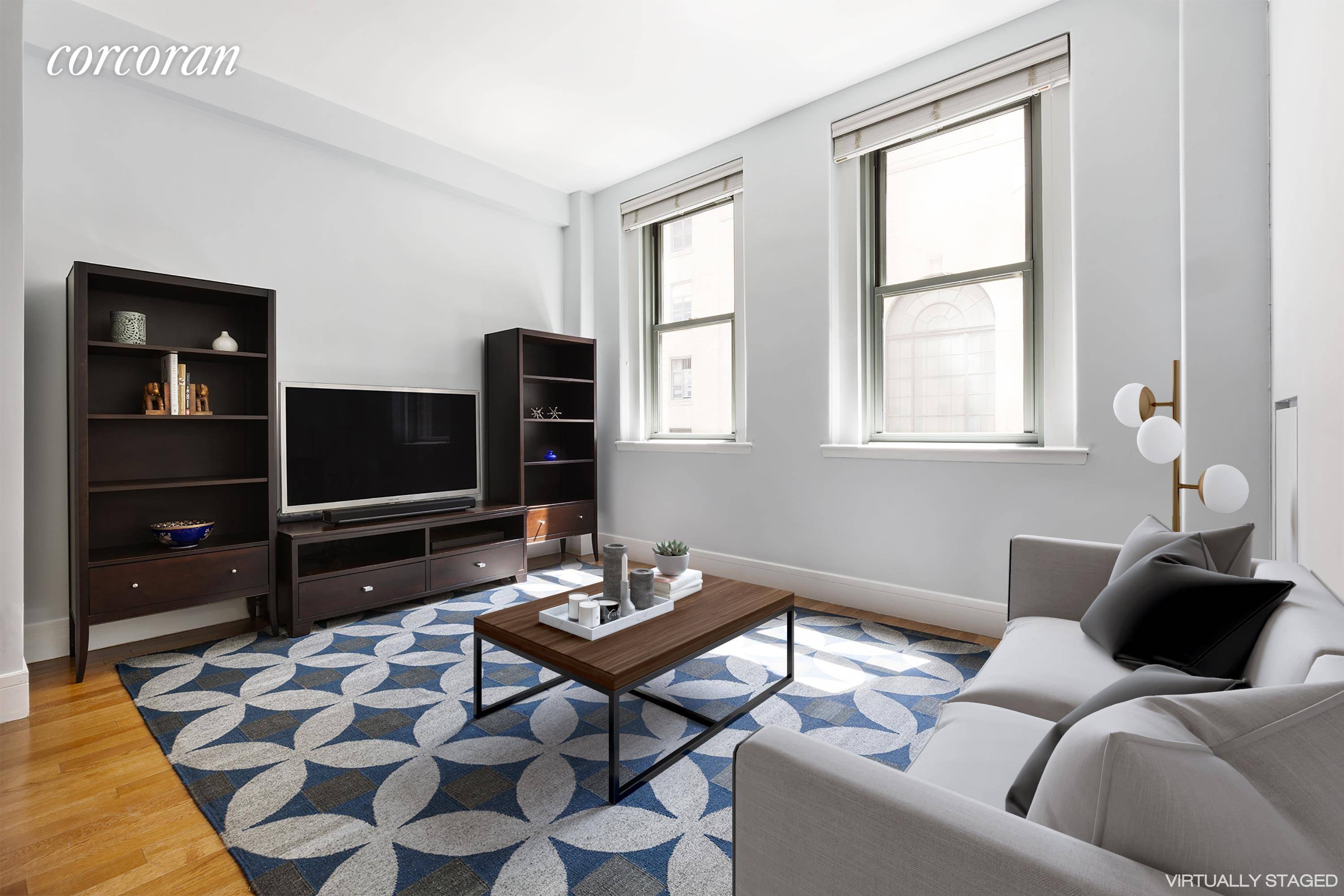 120 Greenwich St, residence 4E is a bright and airy one bedroom apartment, located one block away from the new Freedom Tower World Trade Center.